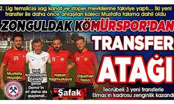 Zonguldak Kömürspor’dan transfer taarruzu... Yeniler kampa katıldı