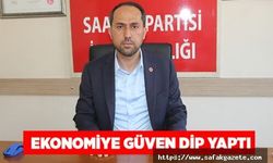 Ekonomiye güven dip yaptı