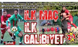 Elvanpazarcıkspor, ilk maçta Çaydegirmeni Belediyespor’u devirdi: 2-1