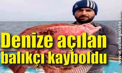 Teknesiyle denize açılan balıkçı kayboldu