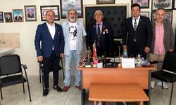 Tığ ve Özmekik, Türkiye Muharip Gaziler Derneğini ziyaret etti