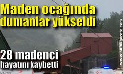 28 kişinin hayatını kaybettiği maden ocağında dumanlar yükseldi