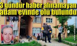 3 gündür haber alınamayan adam evinde ölü bulundu