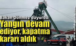 Bakan Dönmez: Yangın devam ediyor, alanı kapatma kararı aldık