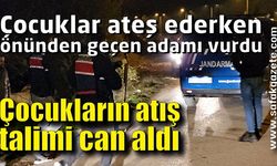 Çocukların atış talimi can aldı