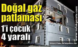 Doğal gaz bomba gibi patladı mahalleli sokağa döküldü