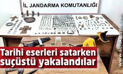 Tarihi eserleri satarken suçüstü yakalandılar