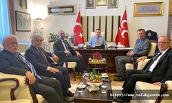 TSO Başkanı Demir ve iş insanı Kurnaz’dan ziyaret