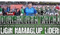 Bir derbi zaferi daha... Kozlu Belediyespor durdurulamıyor: 1-2