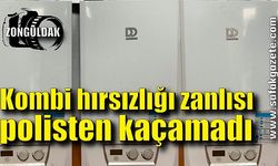 Kombi hırsızlığı zanlısı polisten kaçamadı
