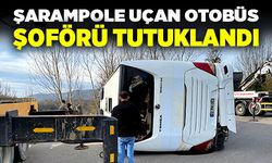 Şarampole uçan otobüsün şoförü tutuklandı