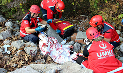 UMKE'den gerçeği aratmayan deprem tatbikatı