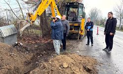 Çukur Mahallesinde doğalgaz çalışmaları sürüyor