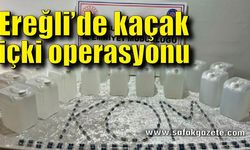 Ereğli’de kaçak içki operasyonu