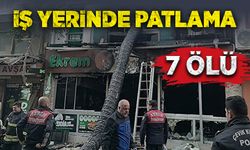 İş yerinde patlama sonrası yangın