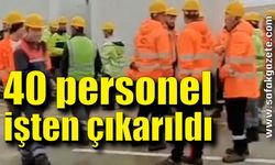 Limanda özel şirkette çalışan 40 personel işsiz kaldı