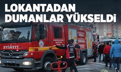 Lokantadan dumanlar yükseldi!