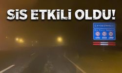 Sis etkili oldu