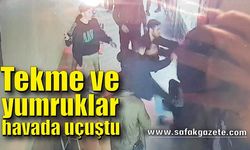 Tekme ve yumruklar havada uçuştu