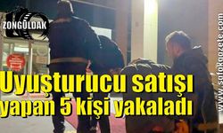 Uyuşturucu satışı yapan 5 kişi yakalandı, 2 kişi tutuklandı