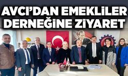 Avcı’dan Emekliler Derneğine ziyaret