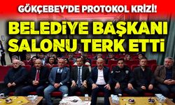 Belediye başkanı salonu terk etti