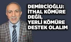 Demircioğlu: ithal kömüre değil yerli kömüre destek olalım