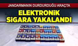 Elektronik sigara yakalandı