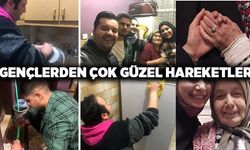 Gençlerden çok güzel hareketler