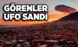 Görenler UFO sandı