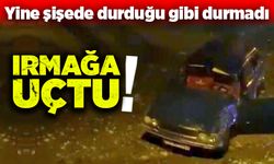 Irmağa uçtu!