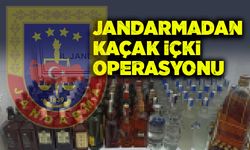 Jandarmadan kaçak içki operasyonu