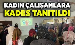 Kadın çalışanlara KADES tanıtıldı