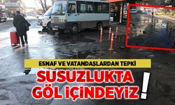 Susuzlukta, göl içindeyiz!