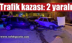 Trafik kazası: 2 yaralı