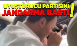 Uyuşturucu partisini, jandarma bastı!