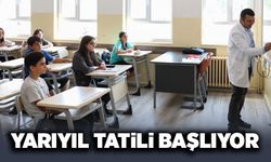 Yarıyıl tatili başlıyor