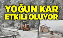 Yoğun kar etkili oluyor