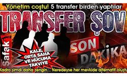 Yönetimden transfer harekâtı... Durdular, durdular hepsini birden açıkladılar!