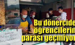 Bu dönercide öğrencilerin parası geçmiyor