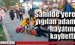 Sahilde yere yığılan yaşlı adam hayatını kaybetti