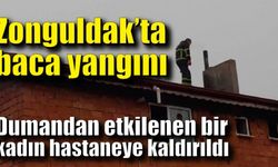 Baca yangınında dumandan etkilenen bir kişi hastaneye kaldırıldı