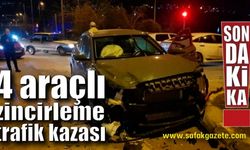 Zincirleme trafik kazasında sürücü polisleri dakikalarca uğraştırdı