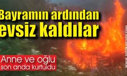 Bayramın ardından evsiz kaldılar