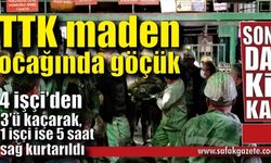 Maden ocağında göçük: 4 işçiden 3’ü kaçarak kurtuldu, 1 madenci 5 saat sonra kurtarıldı