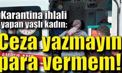 Ceza yazmayın para vermem