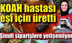 KOAH hastası eşi için üretti şimdi siparişlere yetişemiyor