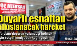 Duyarlı esnaf!