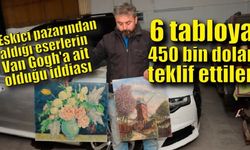 Eskici pazarından aldığı tablodaki saç telinin Van Gogh'a ait olduğunu iddia etti