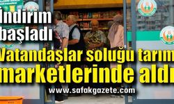 Tarım Kredi Kooperatif Marketi'nde yoğunluk yaşandı